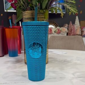 Starbucks Teal Textured Tumbler